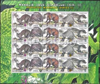 2000 Protected Mammals II Malaysia Stamp UM L