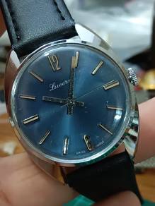 Vintege LUCERNE blue dial gent watch swiss made