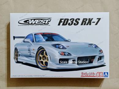 Aoshima 1:24 C-WEST FD3S RX-7 '99 (Mazda) 