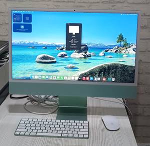 Apple iMac 24-inch M1 (2021) Green– 8GB RAM / 256G