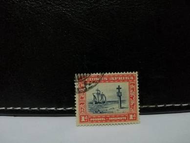 1931 Southwest Africa Stamp Cape Cross Ship