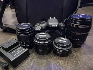 Canon 750D DSLR Camera Full Set
