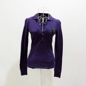 Ralph Lauren Big Pony Polo T-Shirt Purple