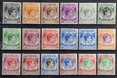 SiNGAPORE 1949 - 1952 DEFINITIVE SERIES (P.17 1/2)