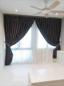 Curtain Blinds ~~ Office Langsir Bidai Furnishing