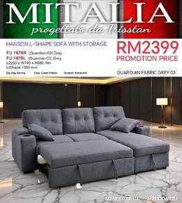 Quality L Shape Sofa With Storage Compartment Sale