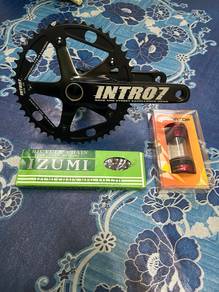 intro 7 devil eye track fixed crankset