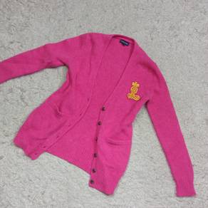 Ralph Lauren Pink Wool Cardigen