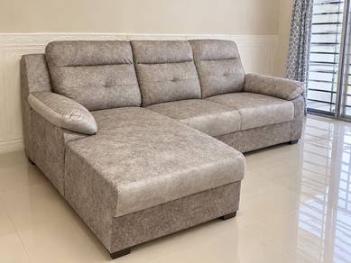 Sofa Velvet 3 Seater L- shape