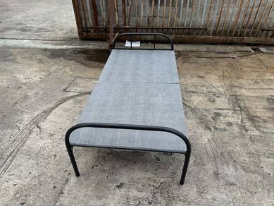 Portable Foldable Lipat Katil Single Bed Frame