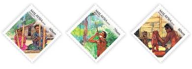 Mint Stamp Aboroginal People Malaysia 2010