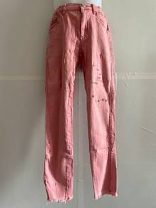 Jeans Denim Pants Soft Pink for Girls