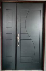 Pintu Kayu FULL Solid Crack + Moisture Resistance