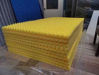 Yellow Budget Acoustic Foam Sound Proof Panel