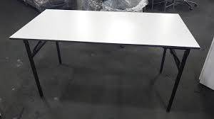 meja kaki lipat besi saiz 4x2 feet