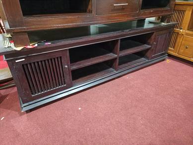 TV Cabinet dark teak wood