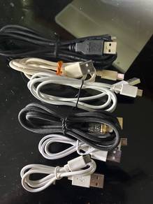 Assorted USB cables