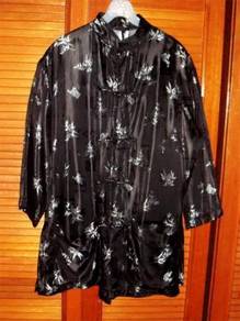 Brocade Mandarin Collar Top