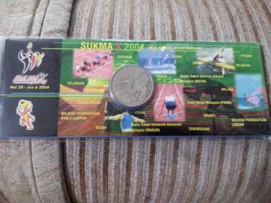 Malaysia Medallion Coin SUKMA X 2004