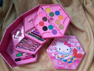 46 pcs Cartoon Colouring Set Hello Kitty
