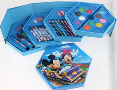 46 pcs Cartoon Colouring Gift Set MICKEY MINNIE