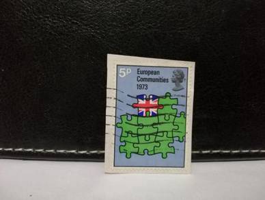 1973 UK Stamp Entry EC jigsaw puzzle