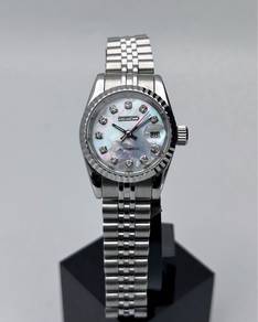 【26mm White MOP Datejust】 Custom Seiko Mod