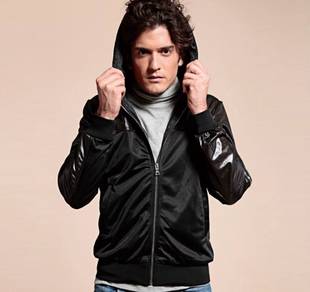 G9139 STYLISH BLACK HOODiE JACKET SWEATER HiTAM