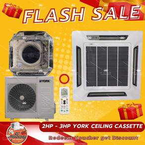 2hp - 3hp York Ceiling Cassette Aircond AC144