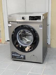 Toshiba front load hot washer mesin basuh 9.5 k-g