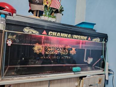 aquarium 4x1.5x1.5 dan cover