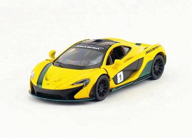 McLaren P1 w/ decal model car - yellow