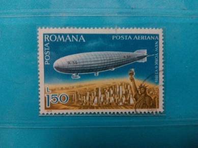 1978 Romania Stamps Zeppelin