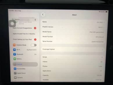 Used I-Pad 8th Generation