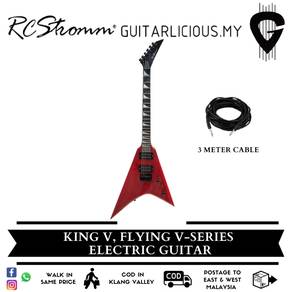 V-Series Electric Guitar w/ Double Humbucker - Red