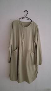 One set green long sleeves blouse