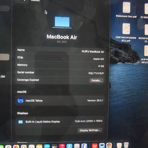 Macbook Air M2