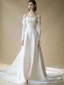 White wedding prom evening dress gown RB2348