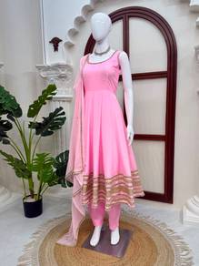 BABY PINK Anarkali Gown