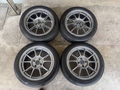Rim tc105x hyper black 15 inch alza vios city jazz