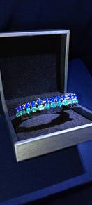 Stunning Blue Tennis Bracelet 