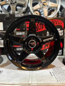 NEWRIM HW#01 7.0Jx16.2  40 4x100 73.1 RACING BLAC