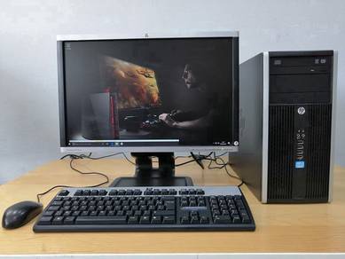 Fullset Pc Hp Core i5 Gen 3 SSD Laju Ram8gb Win 11
