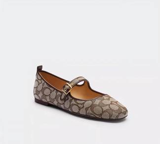 COACH C Rivet Mary Jane In Signature Jacquard In O