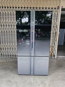 4 Glass doors Hitachi fridge refrigerator 640 lite