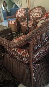 Kerusi Antik Full Rotan 