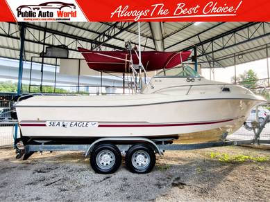 Sea EAGLE 230 CUDDY CABIN BOAT TWIN MOTOR 300HP