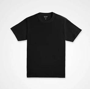 T-shirt microfiber short sleeve black