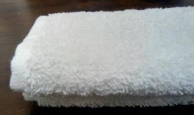 Face Towel Hotel White