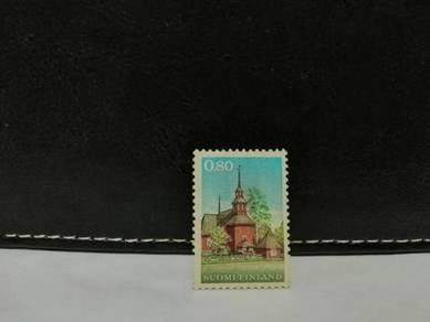 1970 Finland Stamp Wooden Church Keuru